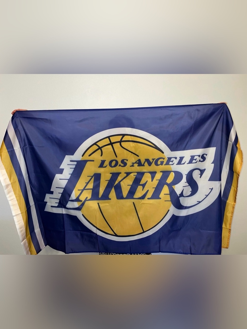 Los Angeles Lakers 3x5 Ft Flag Purple Yellow Basketball Banner Grommets